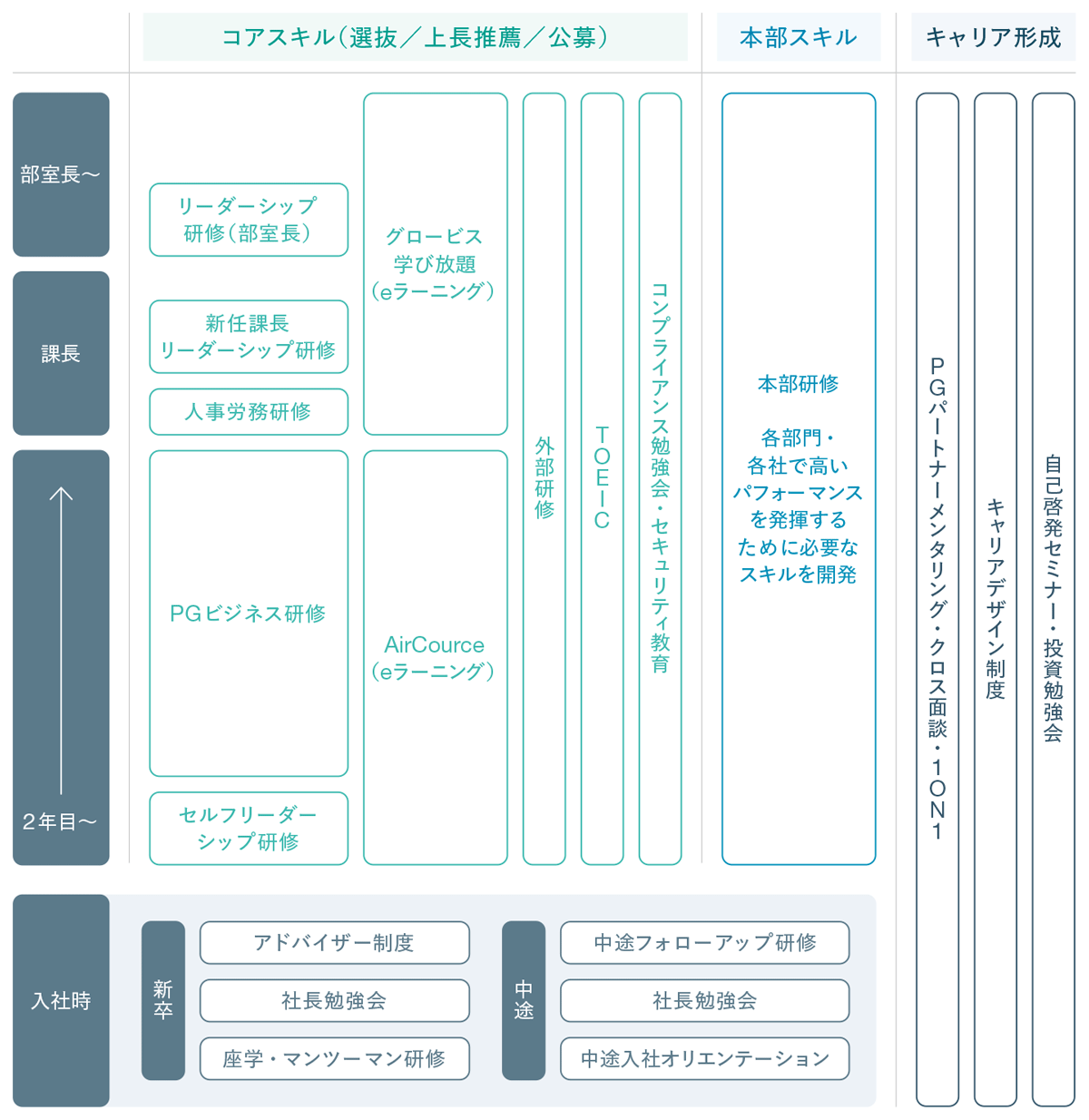 人材育成図